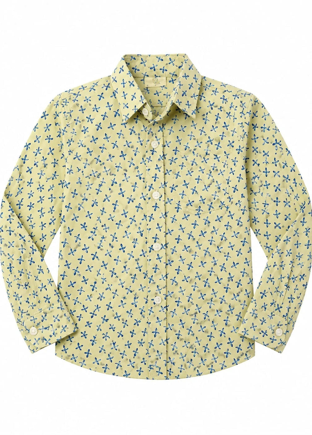 Lambkin Kids RTW Printed Cotton 1 Piece Sand Star Boys Shirt - Casual Collection