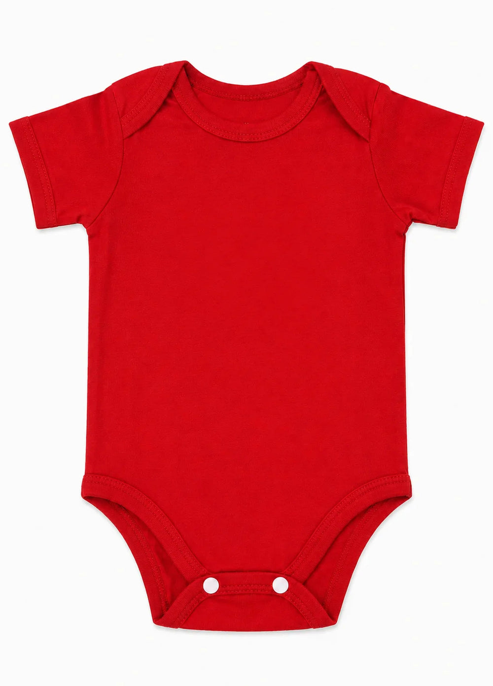 Lambkin Kids RTW Solids Cotton 1 Piece Red - Casual Collection