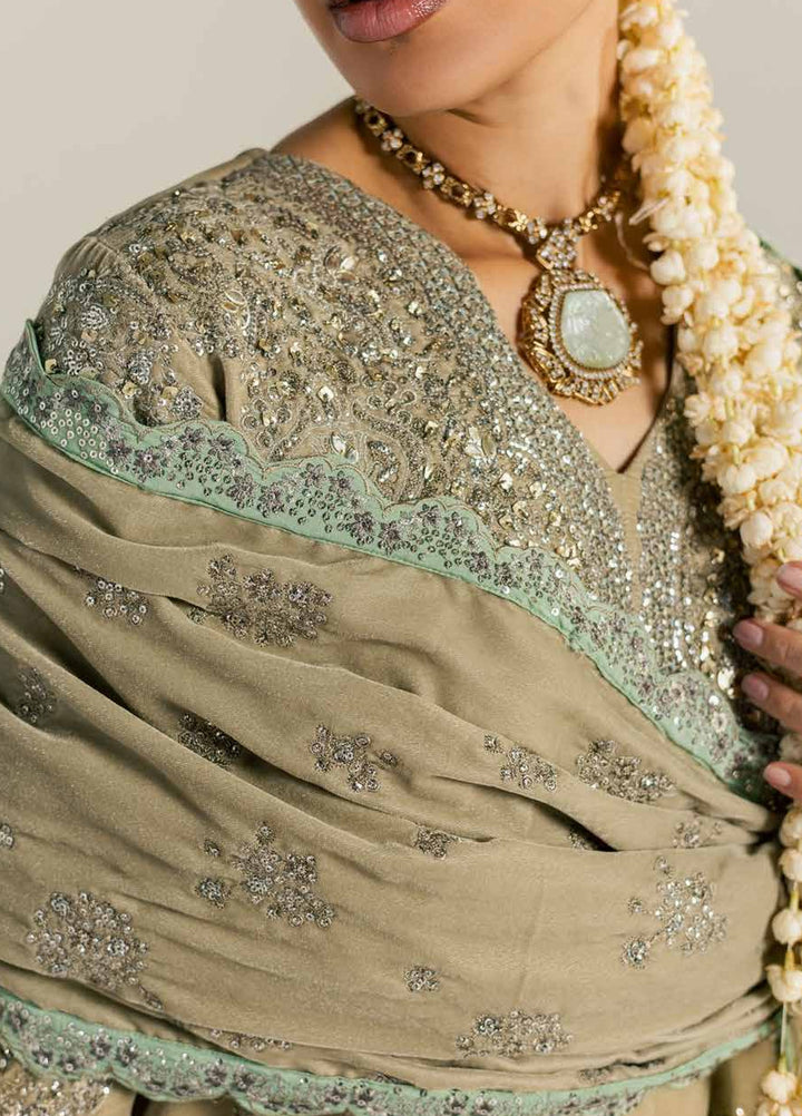 Maya by Nureh Unstitched Embroidered Velvet 3 Piece Suit NU26UMV NW-132 - Wedding Collection