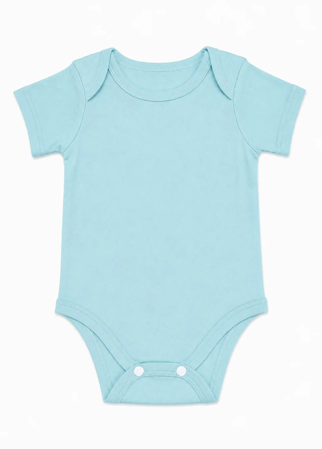 Lambkin Kids RTW Solids Cotton 1 Piece Baby Blue - Casual Collection