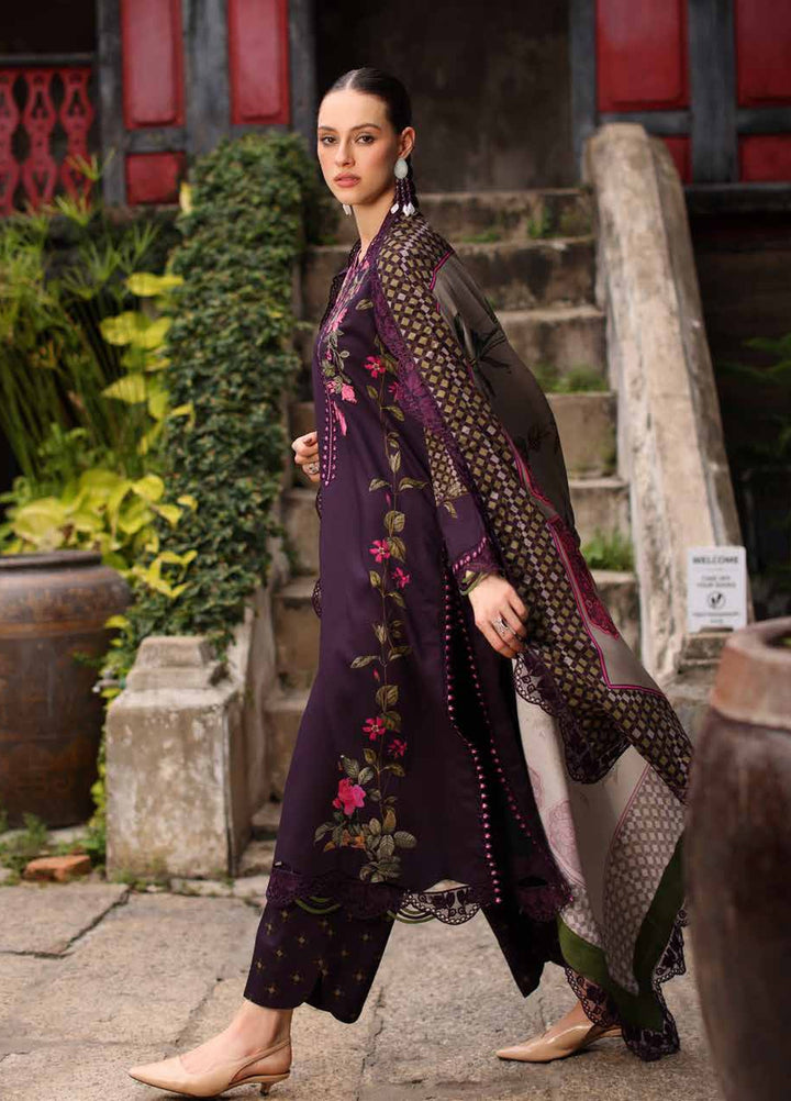 Combination by Charizma Unstitched Embroidered Linen 3 Piece Suit CHR26UCL CCW7-05 - Casual Collection