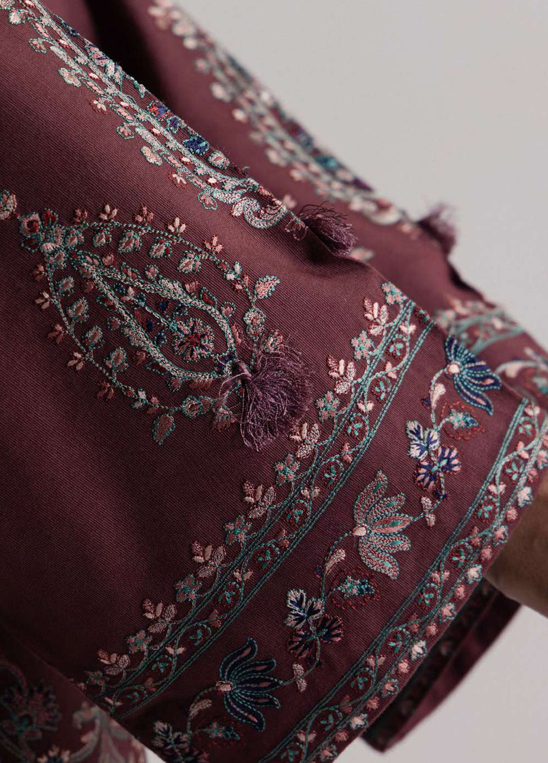 Coco by Zara Shahjahan Unstitched Khaddar 3 Piece Suit CZS26UKW SARD 1A - Winter Collection