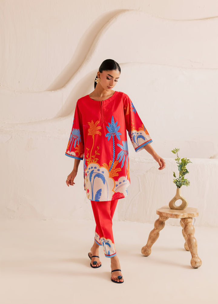 Day Dream by Rashid Textiles RTW Printed Lawn 2 Piece Suit POPPY D-13 - Casual Collection