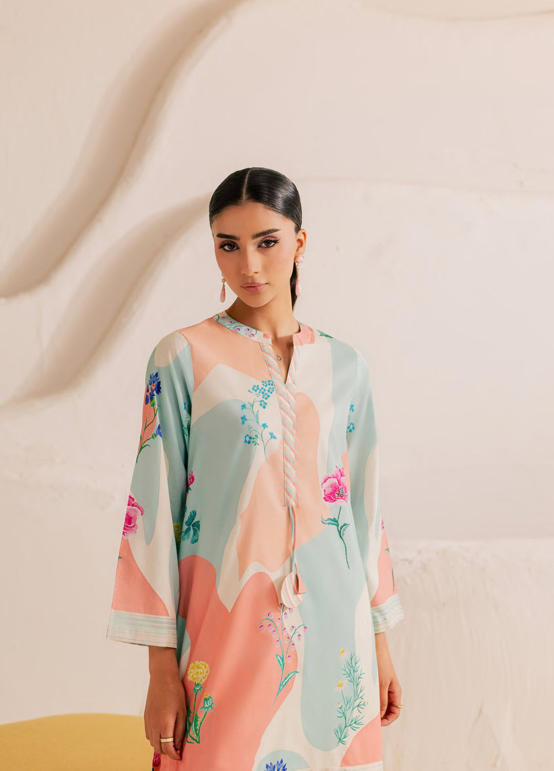 Day Dream by Rashid Textiles RTW Printed Lawn 2 Piece Suit PASTEL DREAM D-18 - Casual Collection