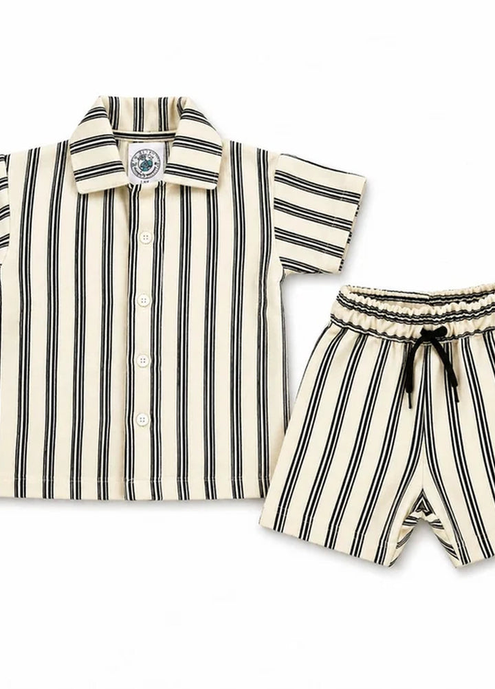 BabyCo Kids RTW Printed Cotton Co-Ord Sets Suit Sand Monaco Kids - Casual Collection