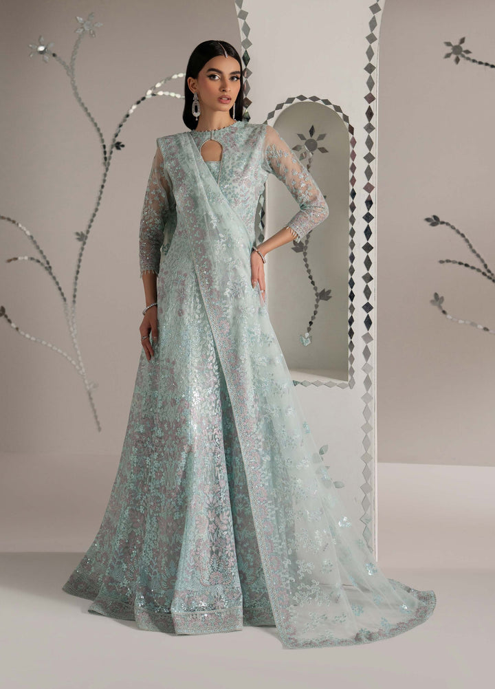 Shehnai by Lavish Premium Unstitched Embroidered Organza 3 Piece Suit LVP26USO SH-03 SHEHNAZ - Wedding Collection