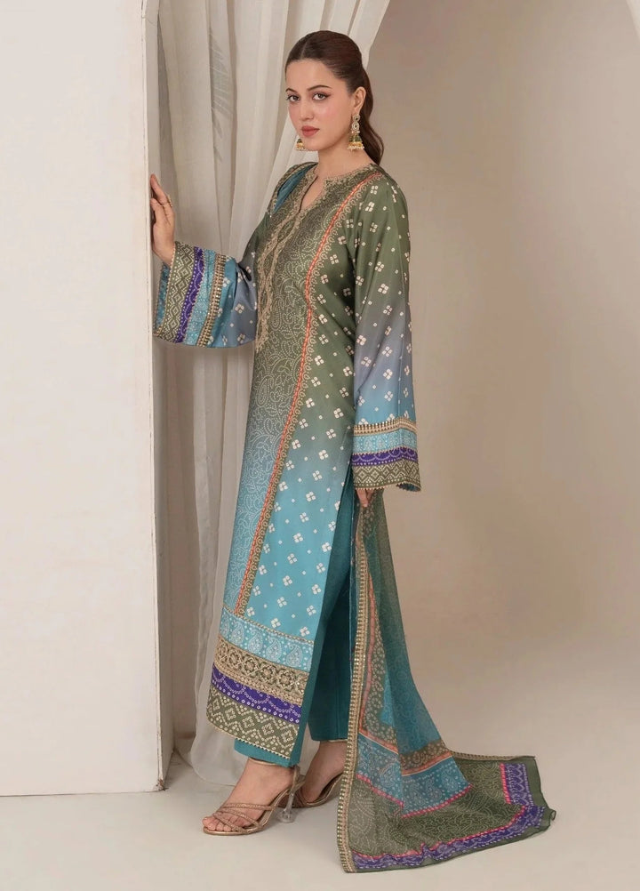 Chandan Nagri RTW Embroidered Silk 3 Piece Suit Selin - Casual Collection