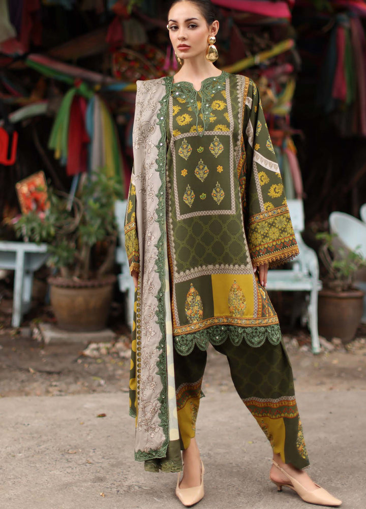 Aniiq by Charizma Unstitched Embroidered Linen 3 Piece Suit CHR26ULA ANW7-08 - Casual Collection