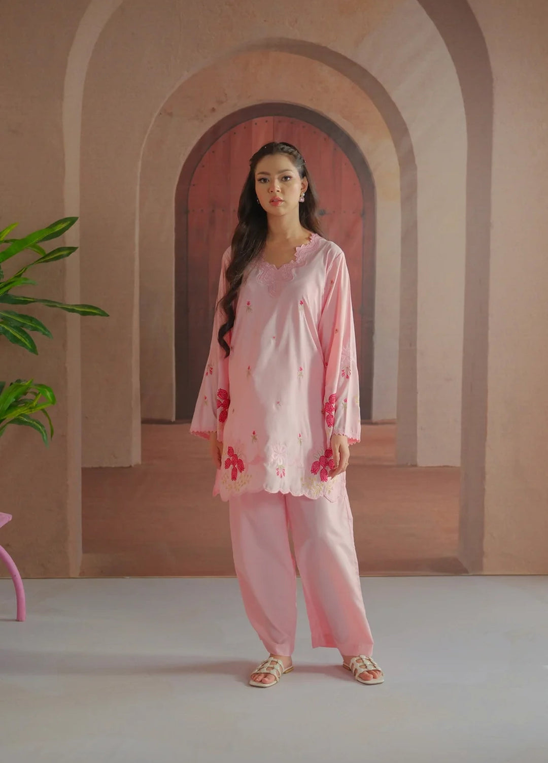 Dhaga Women RTW Embroidered Lawn 2 Piece Suit DHA-TEA - Casual Collection