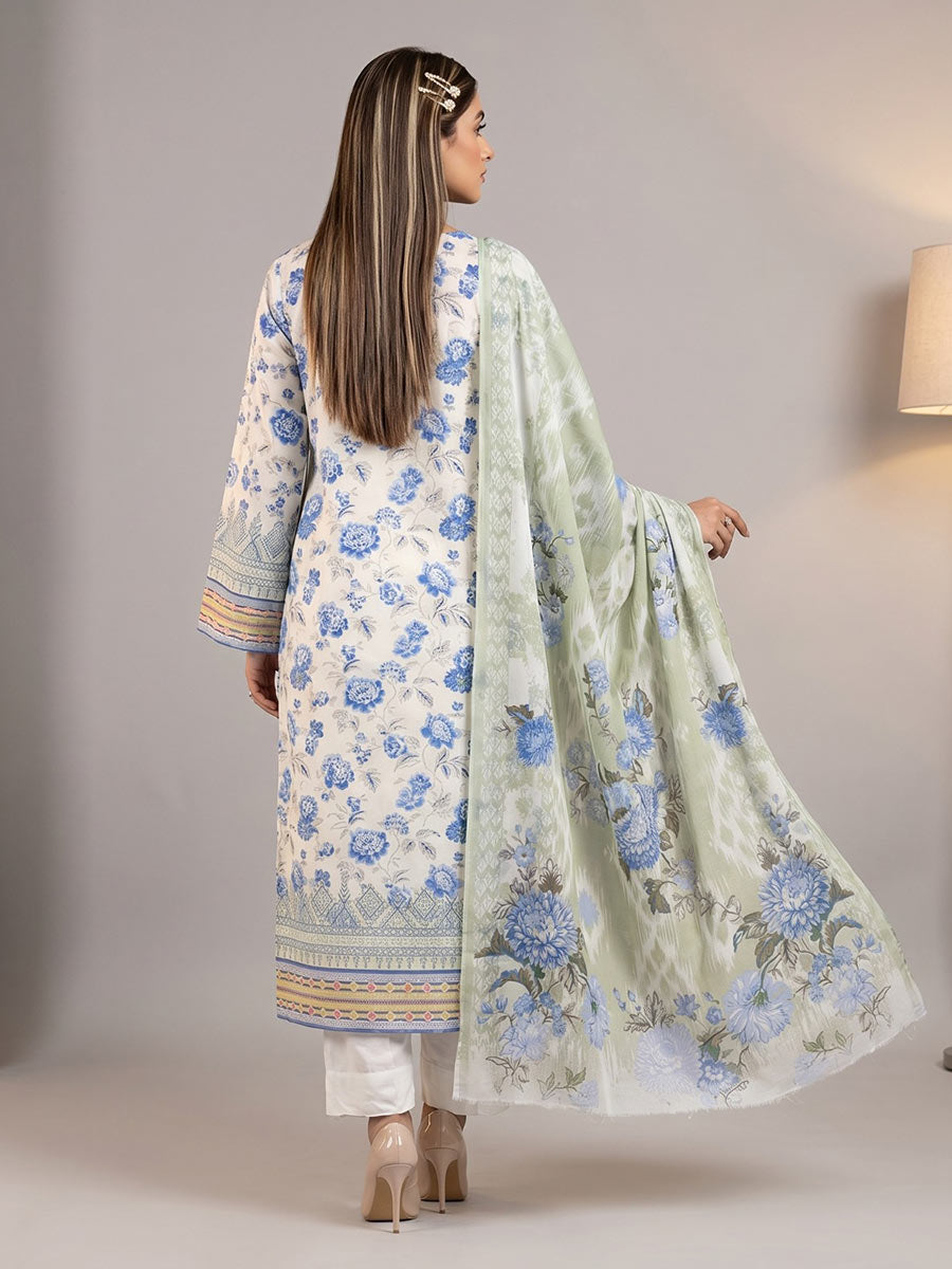 Salitex Unstitched Printed Lawn 3 Piece Suit SSW6U3P416 Summer Collection