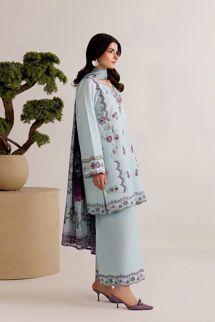 Mistfall by Panache Apparel RTW Embroidered Cotton 3 Piece Suit mirelle Eid Collection
