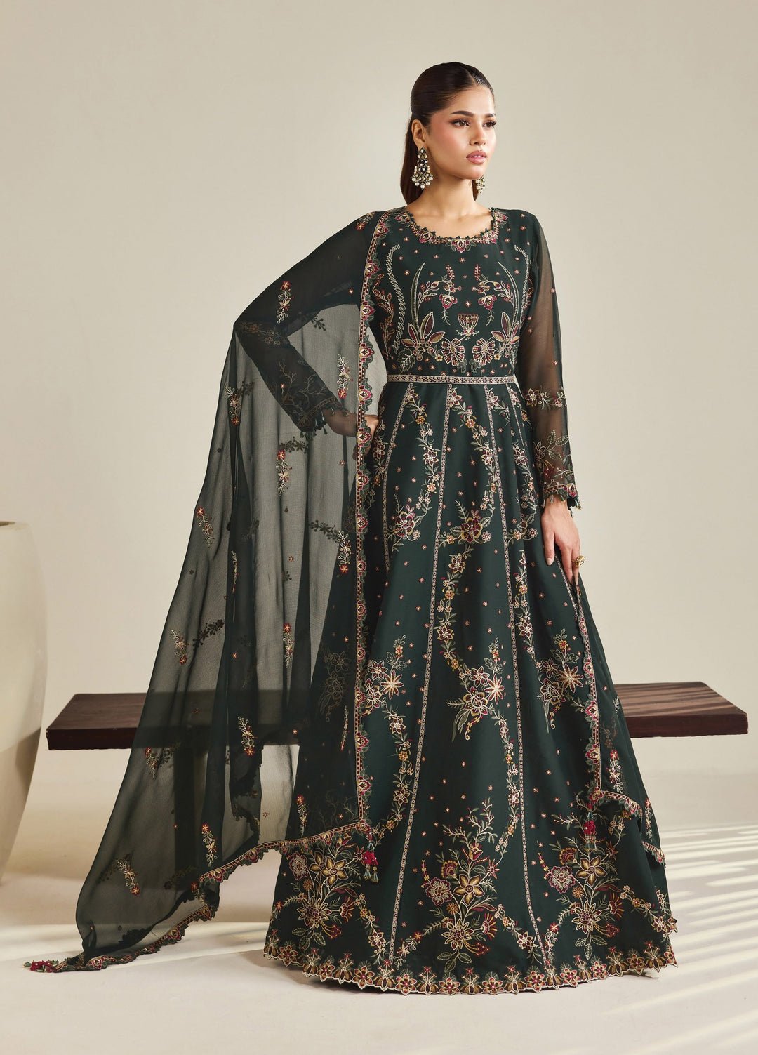 Dhaagay by Alizeh Fashion Unstitched Embroidered Chiffon 3 Piece Suit AF26UCD AF-DHG-5047 Sohana - Festive Collection