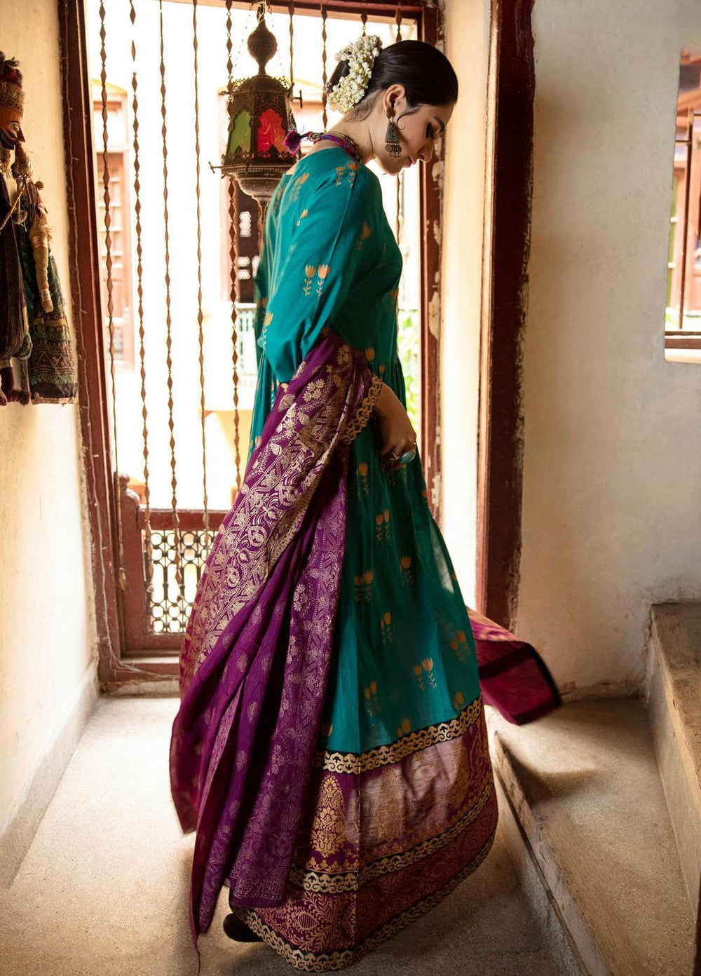 Garnet Clothing Screen Printed Lawn Stitched 2 Piece Suit JUNOON