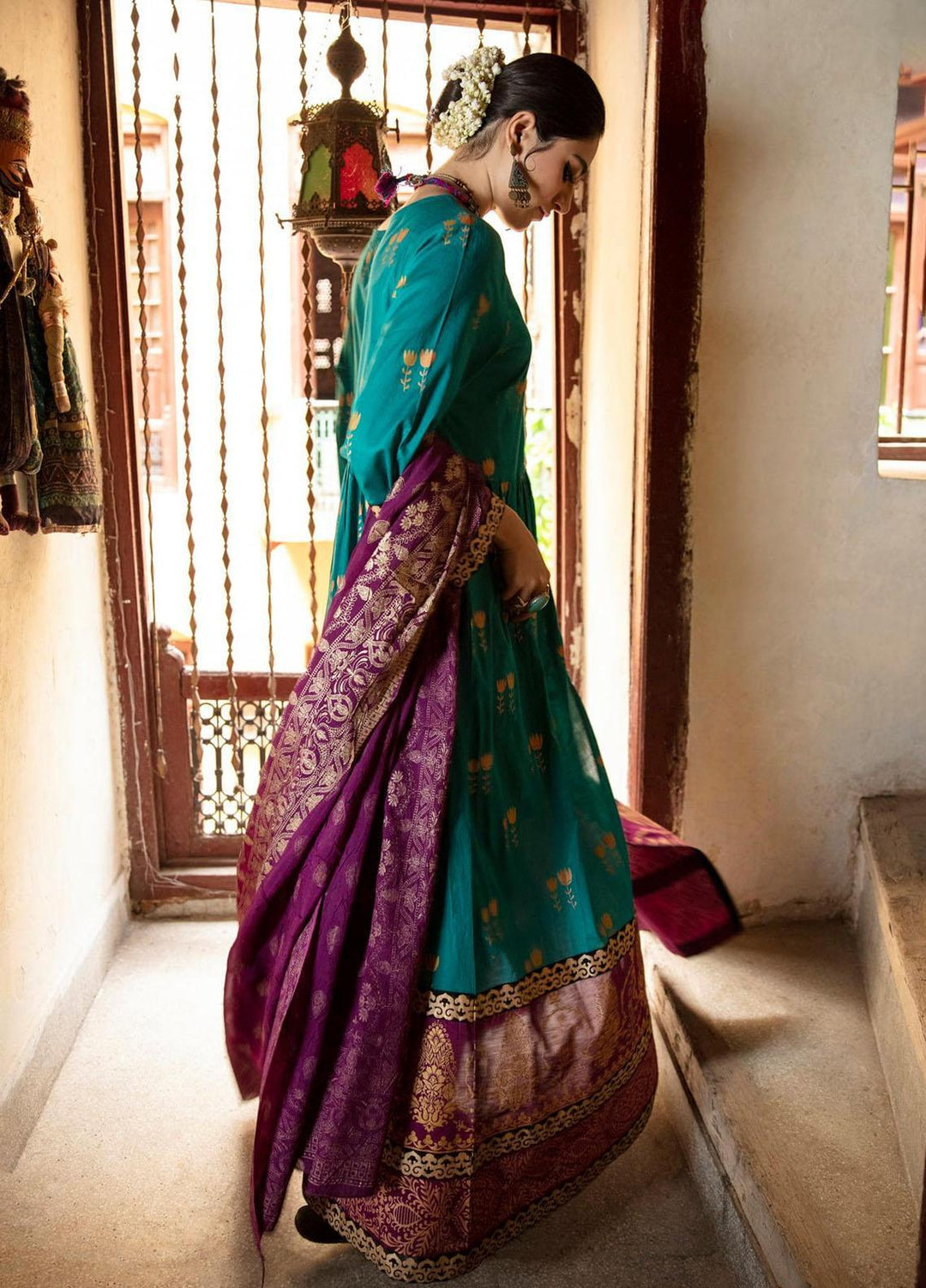 Garnet Clothing Screen Printed Lawn Stitched 2 Piece Suit JUNOON