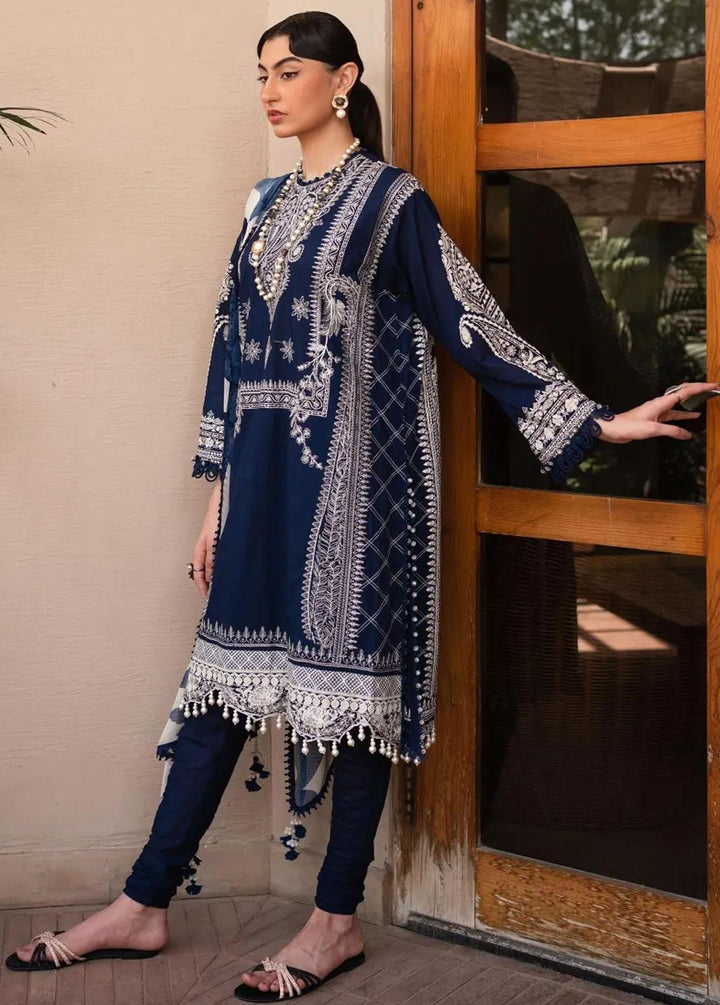 Muzlin By Sana Safinaz Embroidered Lawn Suits Unstitched 3 Piece SS23MZ 19B - Summer Collection