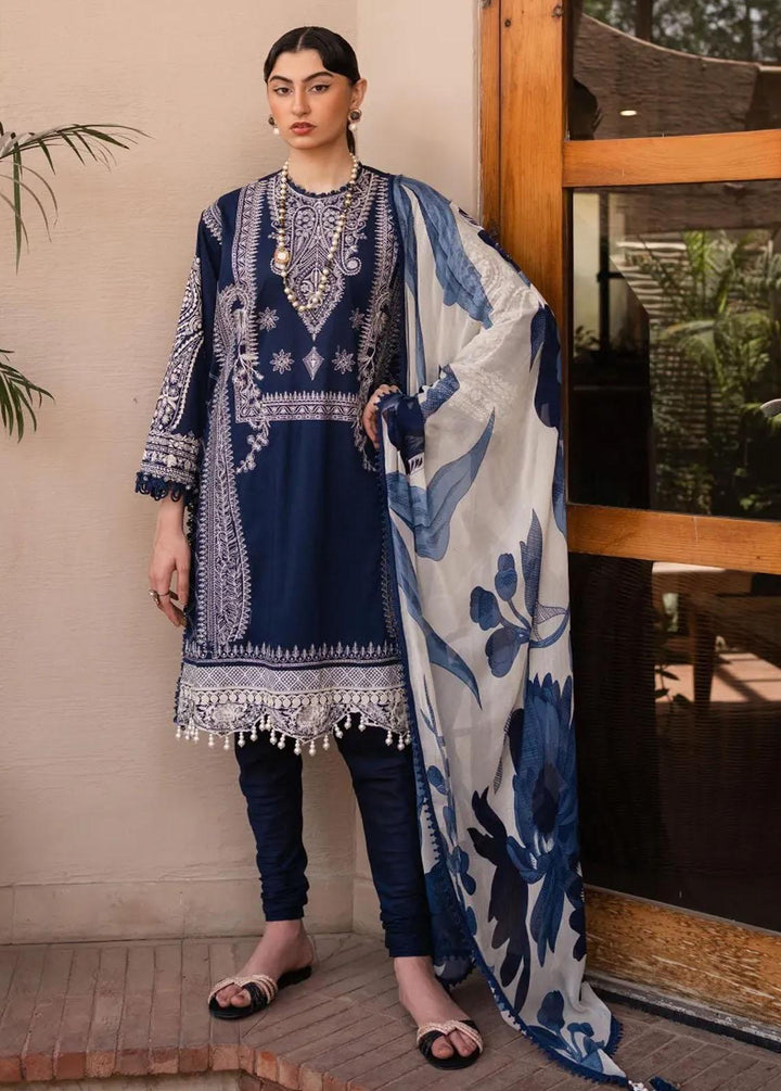 Muzlin By Sana Safinaz Embroidered Lawn Suits Unstitched 3 Piece SS23MZ 19B - Summer Collection