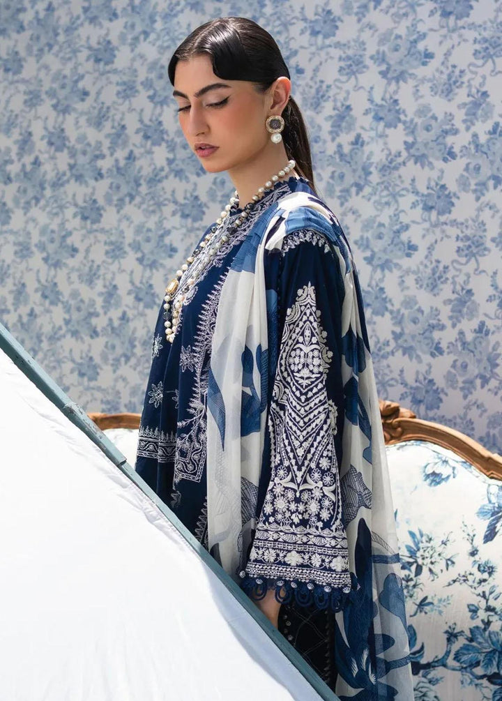 Muzlin By Sana Safinaz Embroidered Lawn Suits Unstitched 3 Piece SS23MZ 19B - Summer Collection