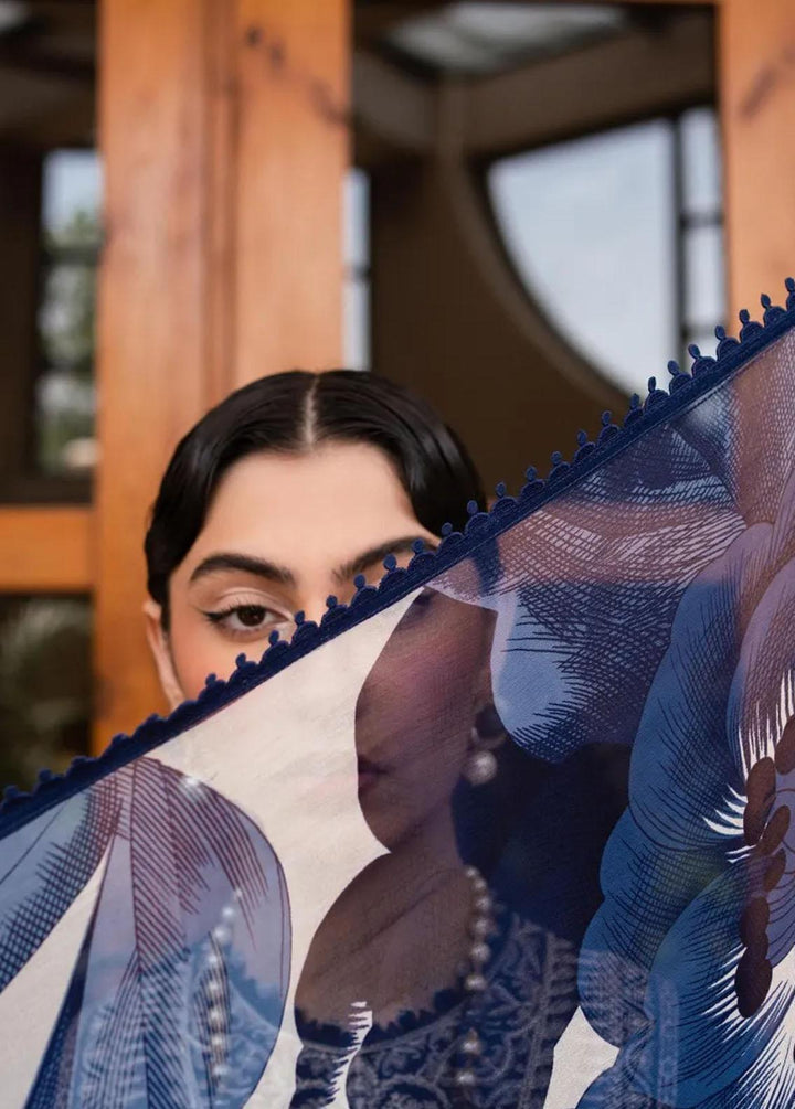 Muzlin By Sana Safinaz Embroidered Lawn Suits Unstitched 3 Piece SS23MZ 19B - Summer Collection