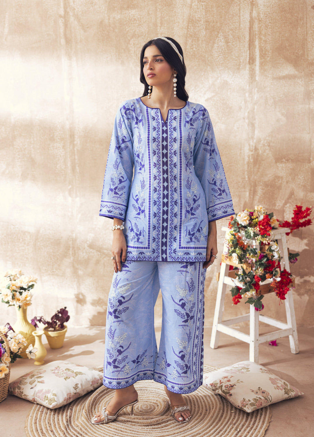 Liyana by Mashra RTW Printed Lawn 2 Piece Suit LIY-DUT-028 Dutch Canal - Casual Collection