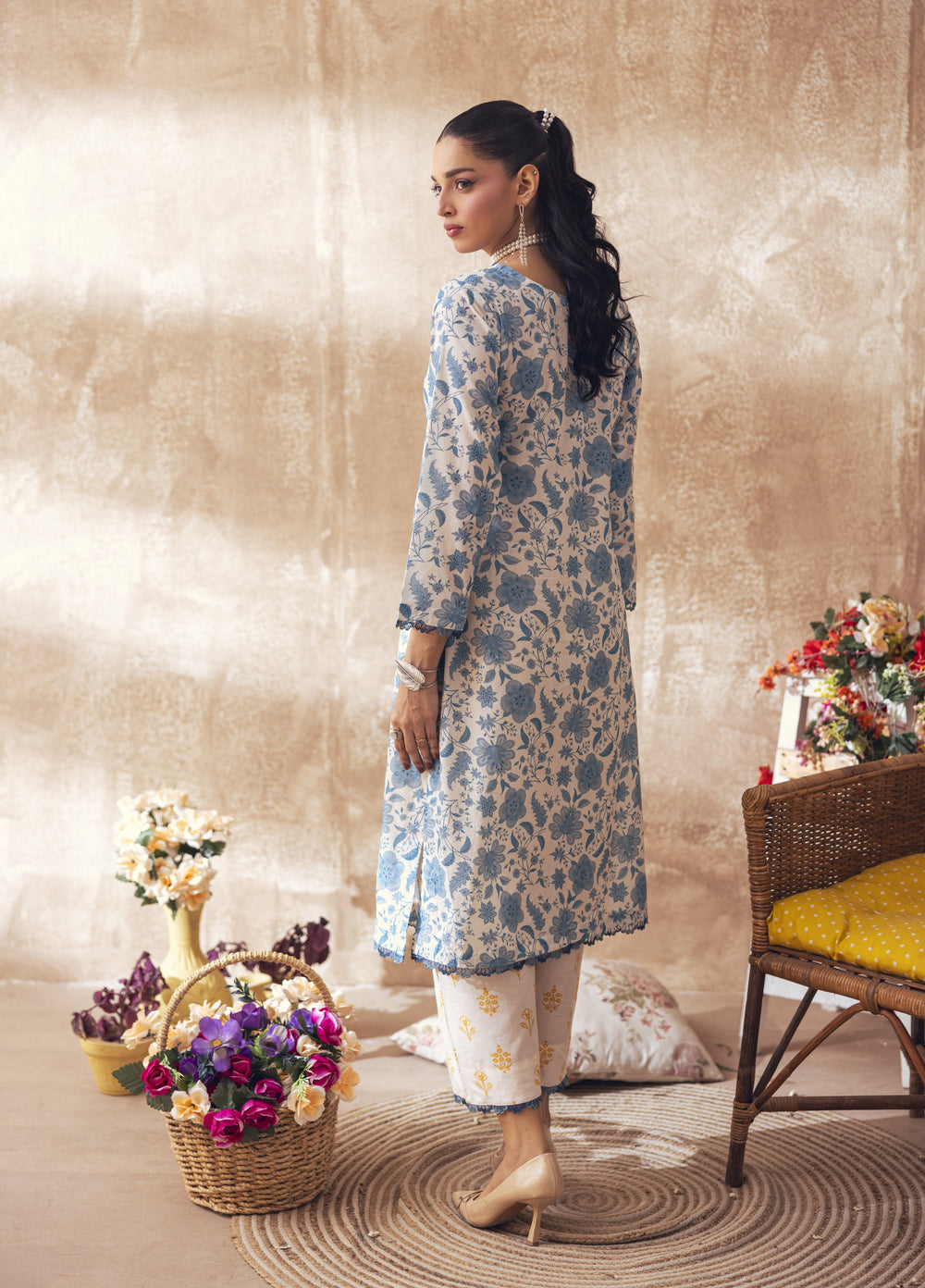 Liyana by Mashra RTW Printed Lawn 2 Piece Suit LIY-SHE-024 Sheer Bliss - Casual Collection