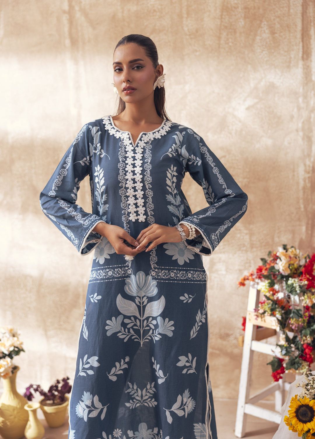 Liyana by Mashra RTW Printed Lawn 2 Piece Suit LIY-OCE-030 Ocean Depth - Casual Collection