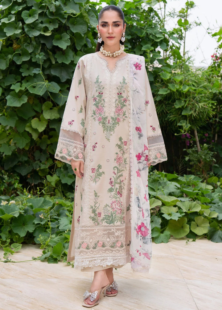 Chandan Nagri RTW Embroidered Lawn 3 Piece Suit Mirae-Noor - Casual Collection