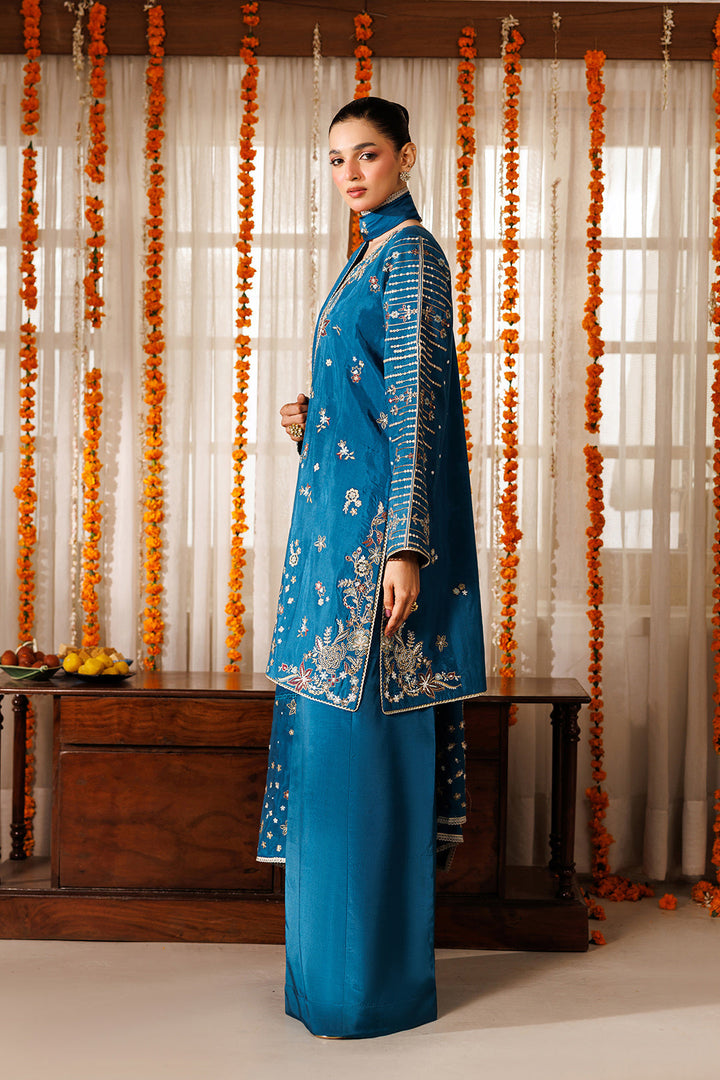 Noore Eid by Panache Women RTW Embroidered Raw Silk 3 Piece Suit Gulbaan - Eid Collection