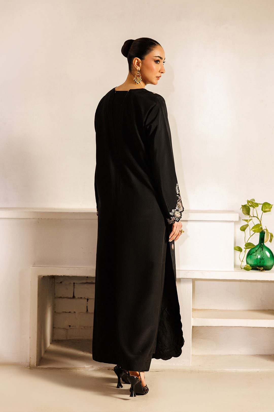Noore Eid by Panache Women RTW Embroidered Raw Silk 2 Piece Suit Mahira - Eid Collection