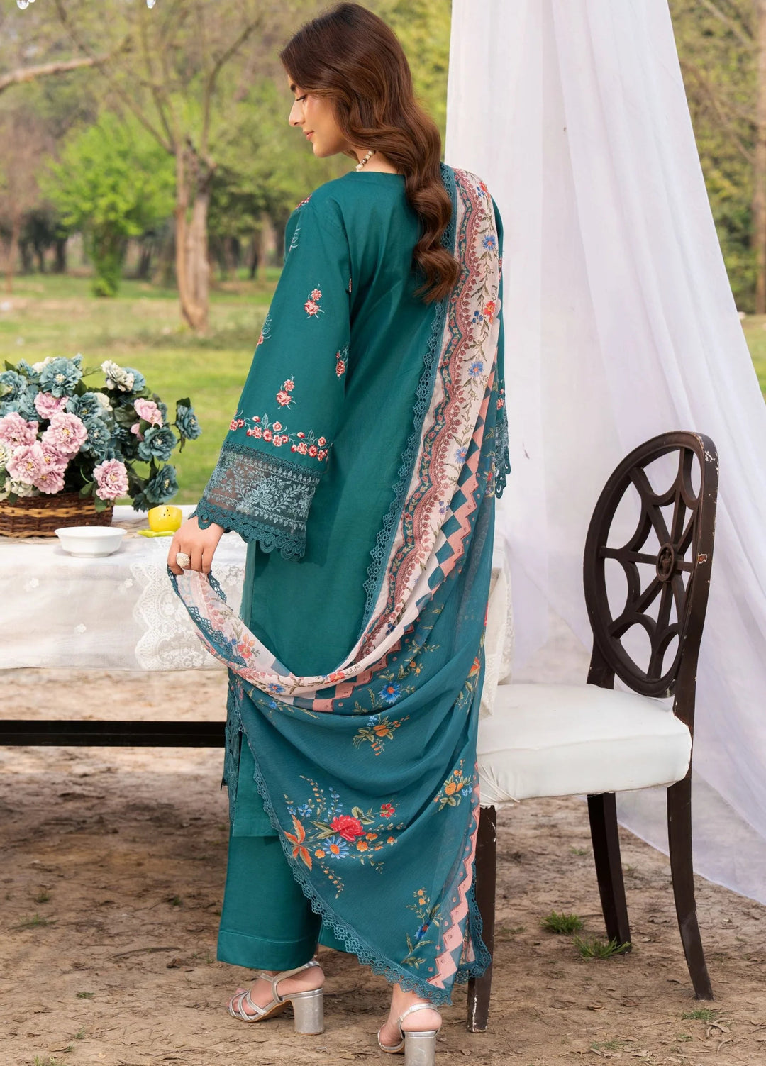 Chandan Nagri RTW Embroidered Lawn 3 Piece Suit Spanish Muse - Casual Collection