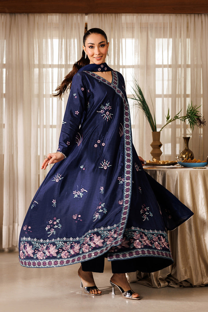 Noore Eid by Panache Women RTW Embroidered Raw Silk 3 Piece Suit Gulrukh - Eid Collection