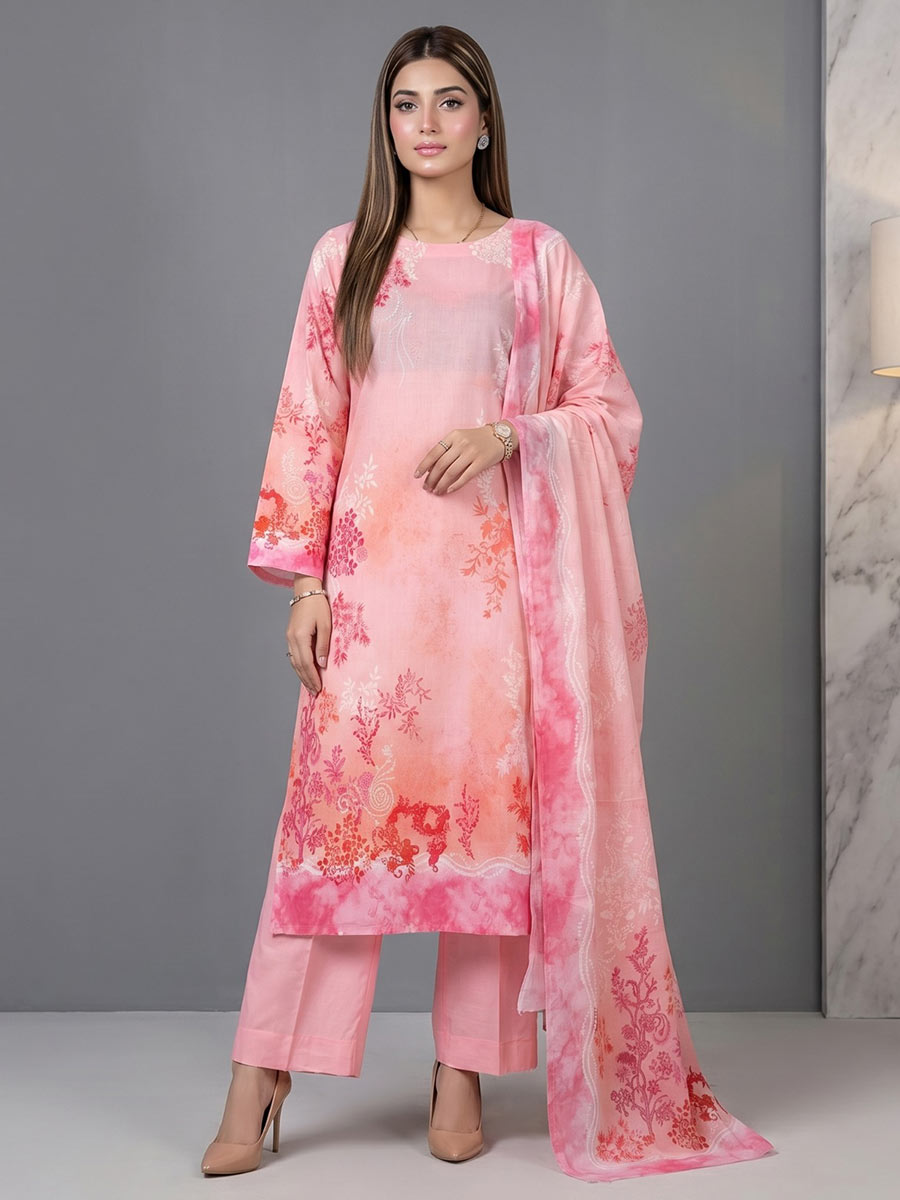 Salitex Unstitched Printed Lawn 3 Piece Suit SSW6U3P418 Summer Collection