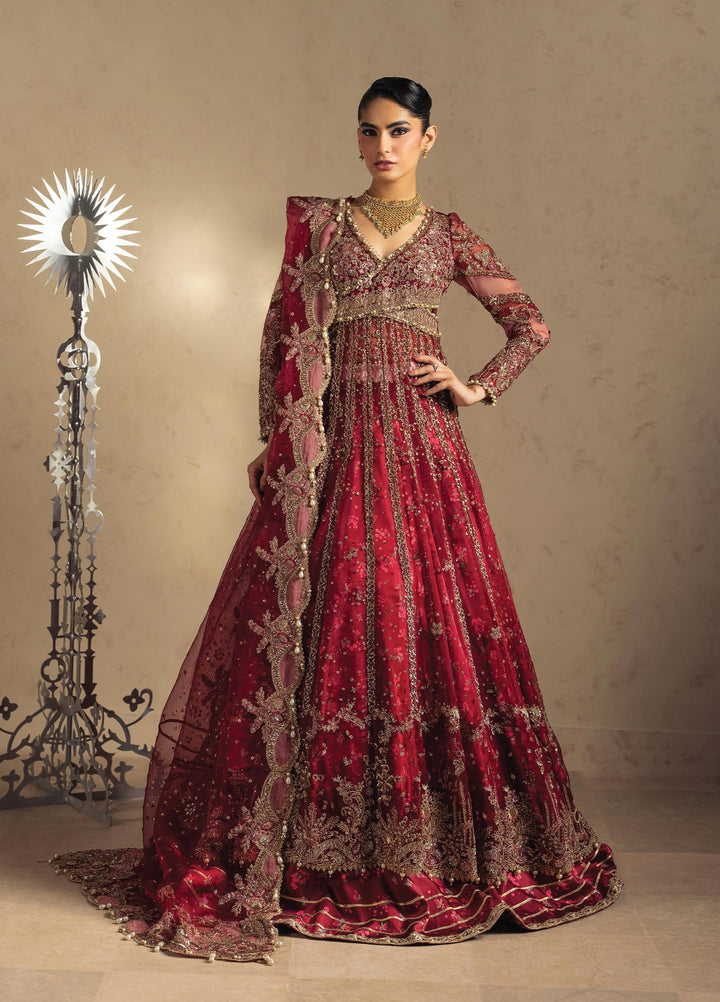 Luminara by Ayzel Unstitched Embroidered Organza 3 Piece Suit AAF26UWL Thean AYZ-173 - Wedding Collection