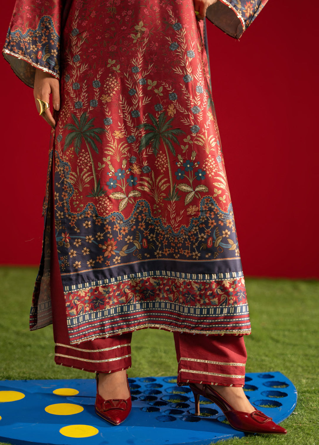 Marine by Rashid Textiles Unstitched Printed Luxury Silk 3 Piece Suit RT26USM D-3901 - Winter Collection