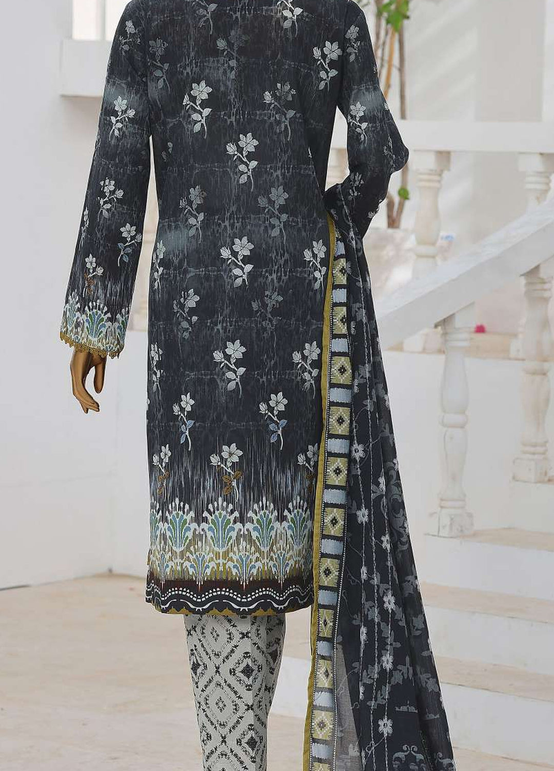 Zouk by HZ Textiles Unstitched Printed Lawn 3 Piece Suit HZ26UZL ZEC-1160 - Casual Collection