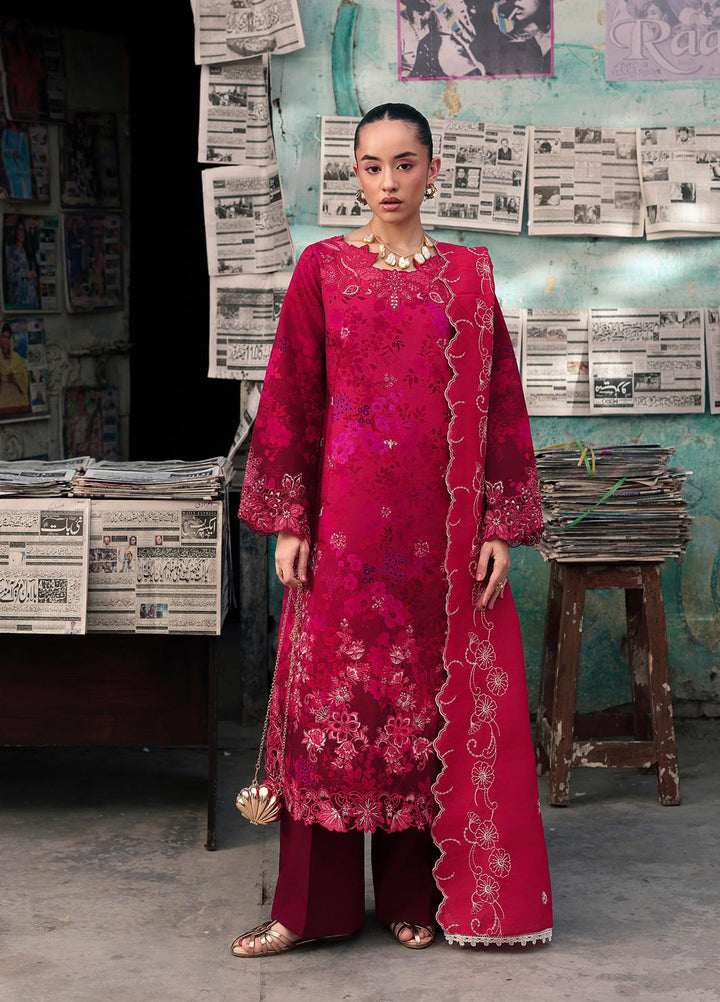 Nissa by RajBari Unstitched Embroidered Viscose 3 Piece Suit RB26UNV D-05 - Winter Collection