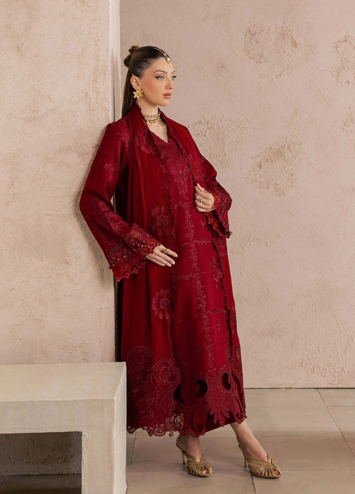 Nureh Unstitched Embroidered Karandi 3 Piece Suit NU26UKE NE-274 - Festive Collection