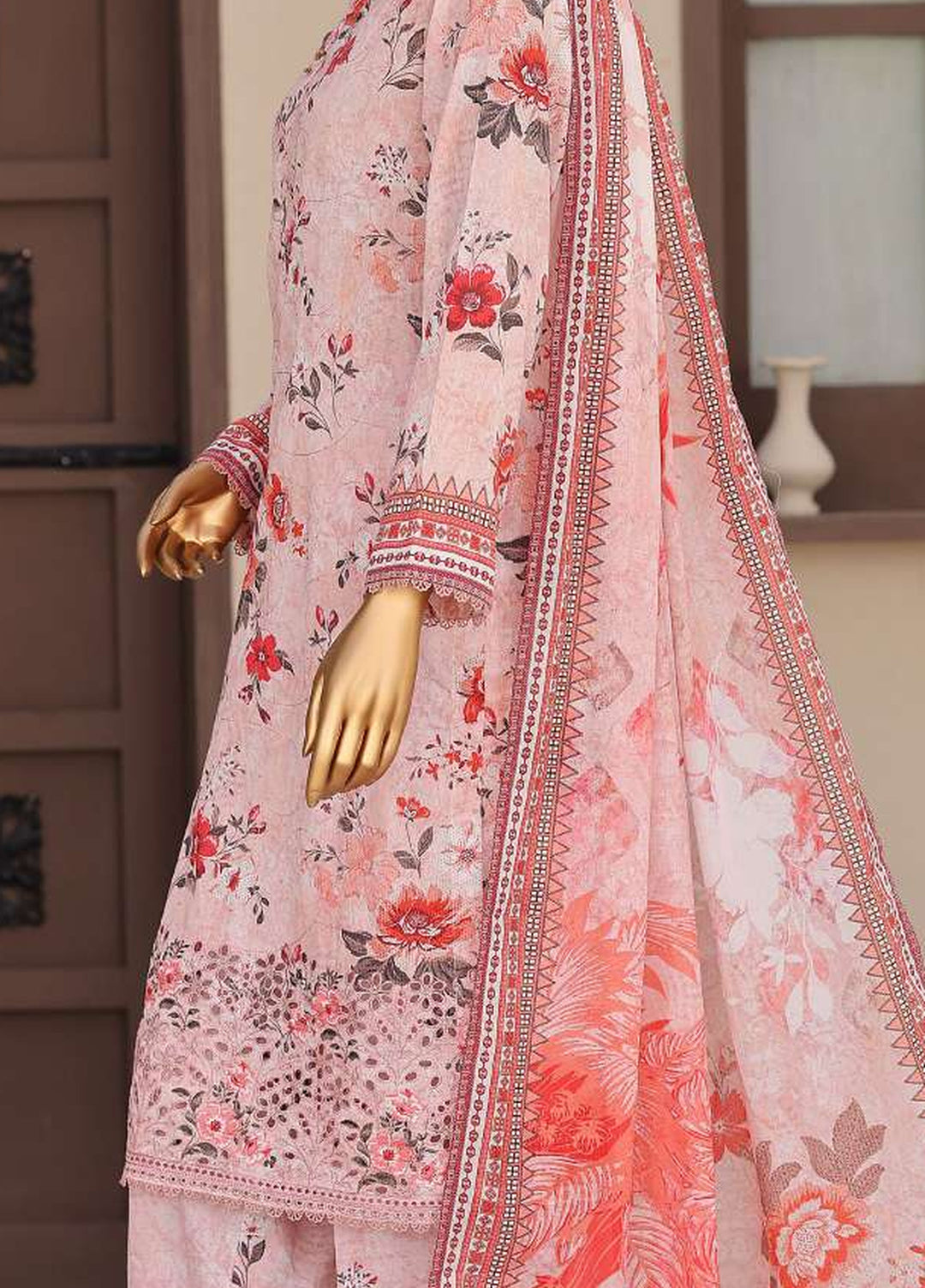 Zouk by HZ Textiles Unstitched Printed Lawn 3 Piece Suit HZ26UZL ZEC-1174 - Casual Collection