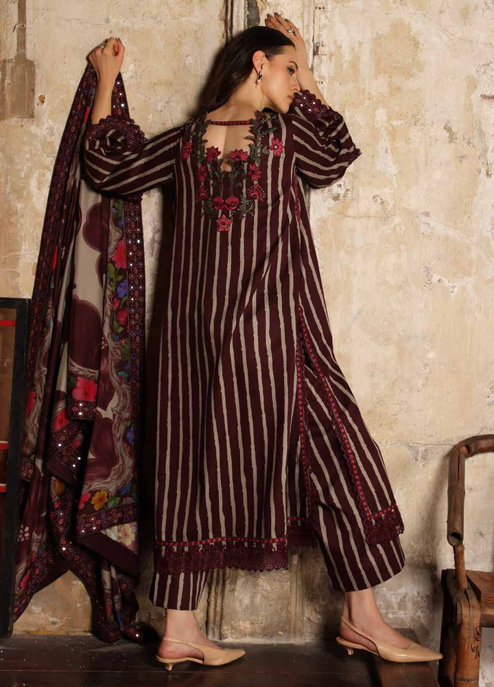 Combination by Charizma Unstitched Embroidered Linen 3 Piece Suit CHR26UCL CCW7-02 - Casual Collection