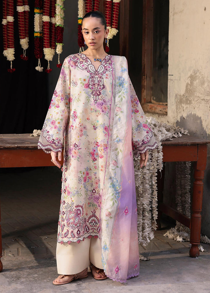 Nissa by RajBari Unstitched Embroidered Viscose 3 Piece Suit RB26UNV D-08 - Winter Collection