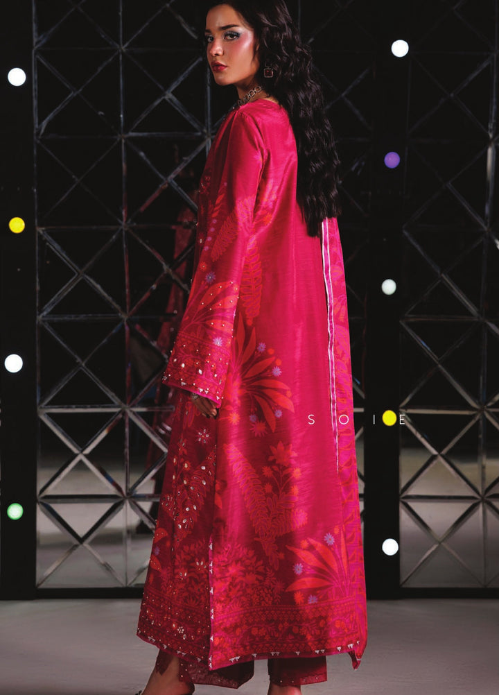 Luxe by Rang Rasiya Unstitched Printed Raw Silk 3 Piece Suit RR26ULS Soie - Festive Collection