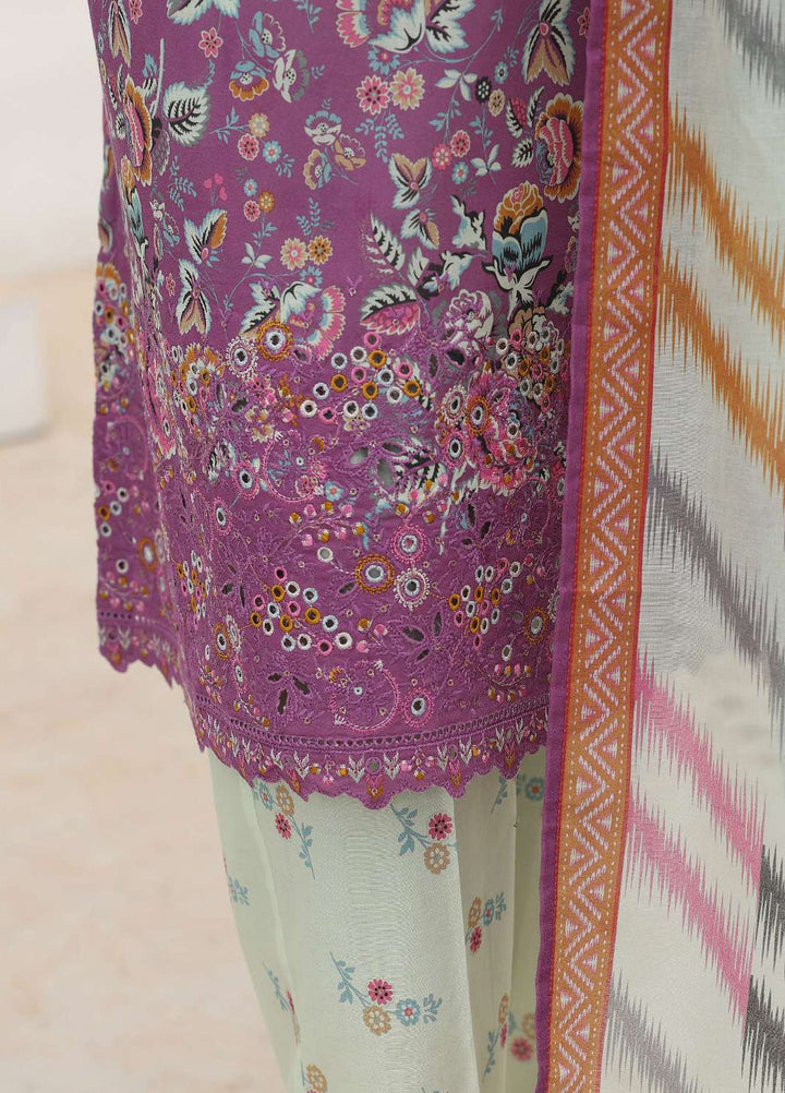 Zouk by HZ Textiles Unstitched Printed Lawn 3 Piece Suit HZ26UZL ZEC-1172 - Casual Collection