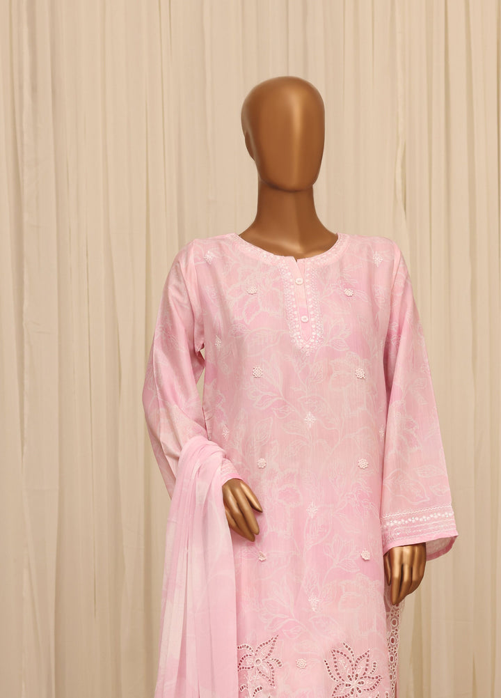 Majestic by HZ Textiles RTW Embroidered Raw Silk 3 Piece Suit HZ26RSM Blossom XRPE-3P-001 - Casual Collection