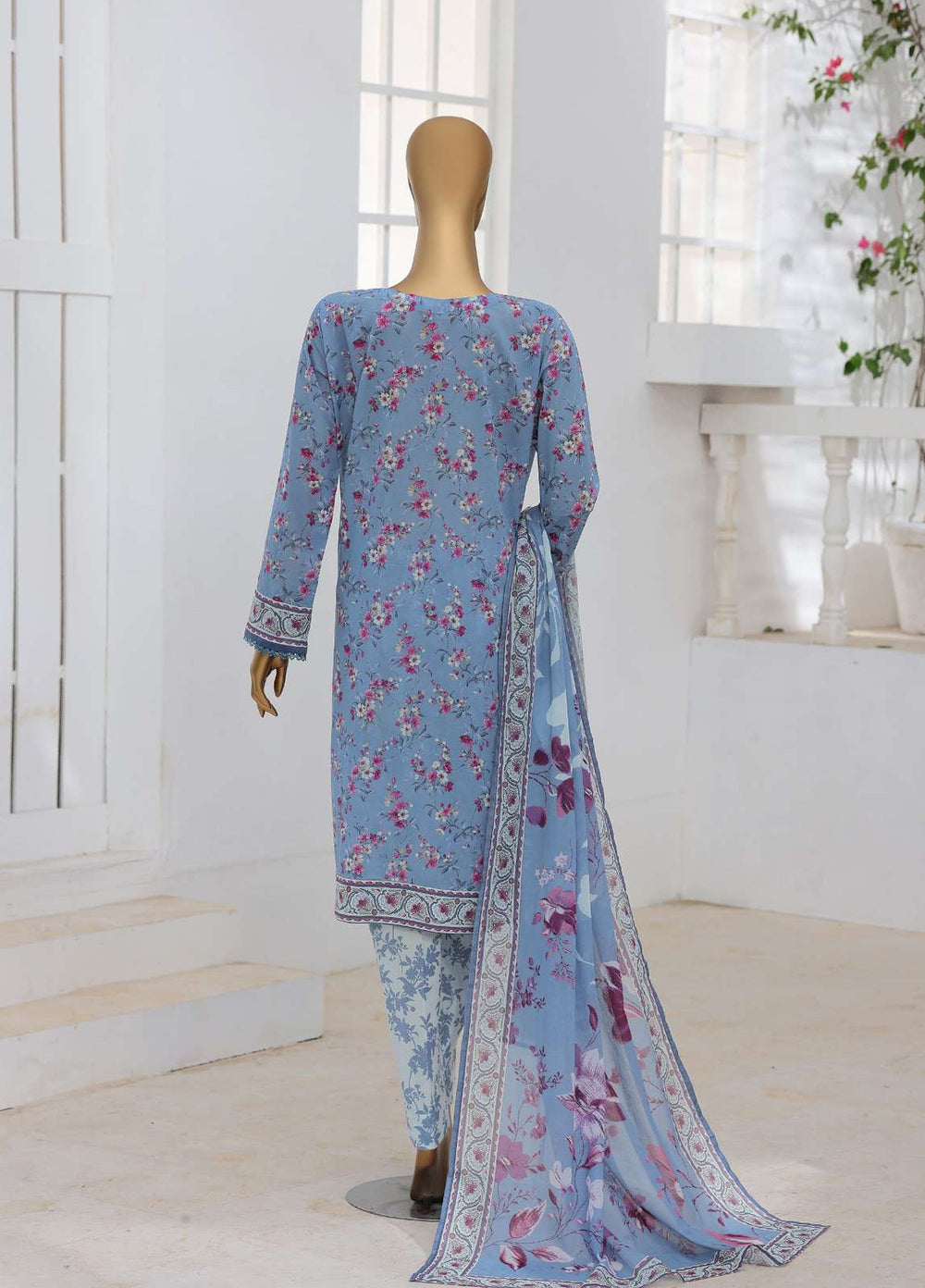 Zouk by HZ Textiles Unstitched Printed Lawn 3 Piece Suit HZ26UZL ZEC-1171 - Casual Collection