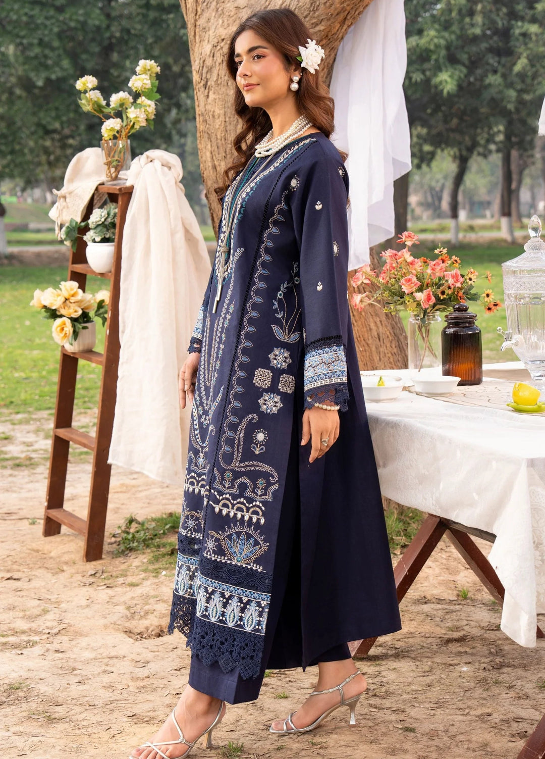 Chandan Nagri Women RTW Embroidered Lawn 3 Piece Suit Souci - Festive Collection