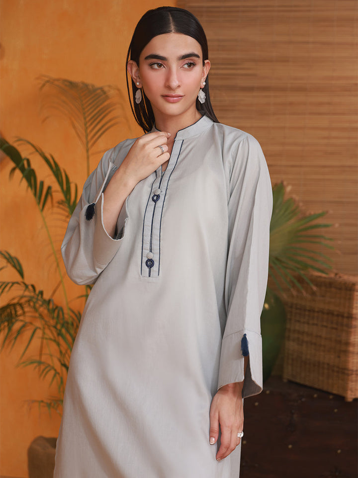 Salitex Women Solids Dobby 1 Piece Shirt WRTKBA24AL221 - Winter Collection