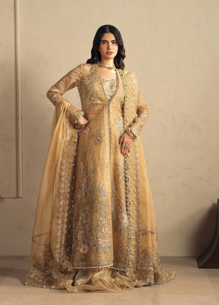 Luminara by Ayzel Unstitched Embroidered Organza 3 Piece Suit AAF26UWL Amanel AYZ-174 - Wedding Collection
