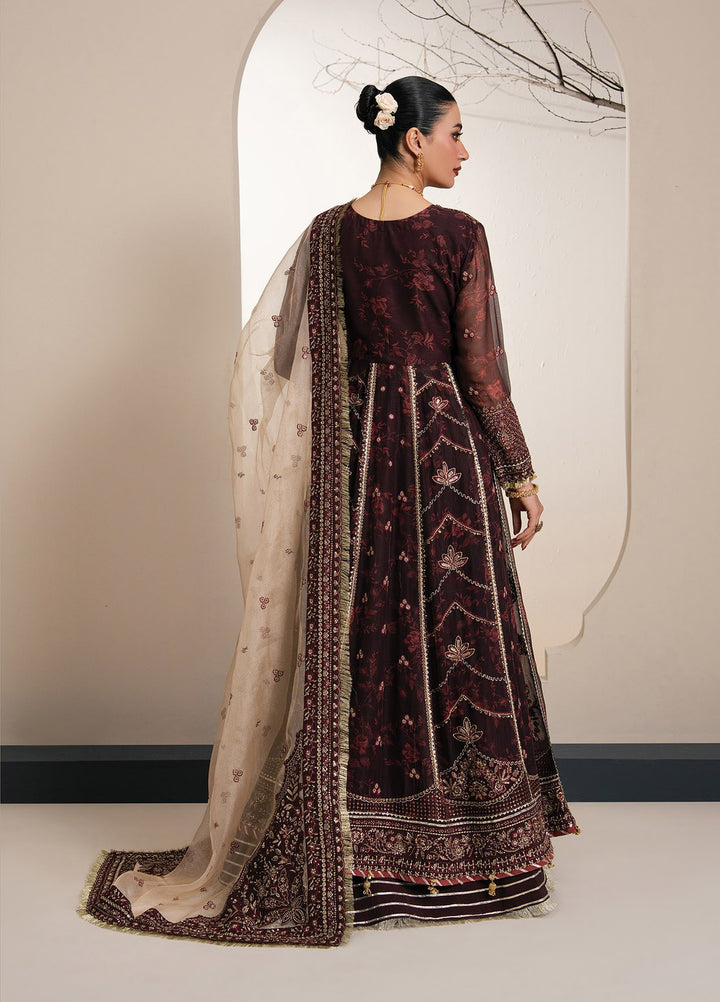 Kalani by Xenia Formals Unstitched Embroidered Chiffon 3 Piece Suit XE26UKW 04-OLYRA - Wedding Collection