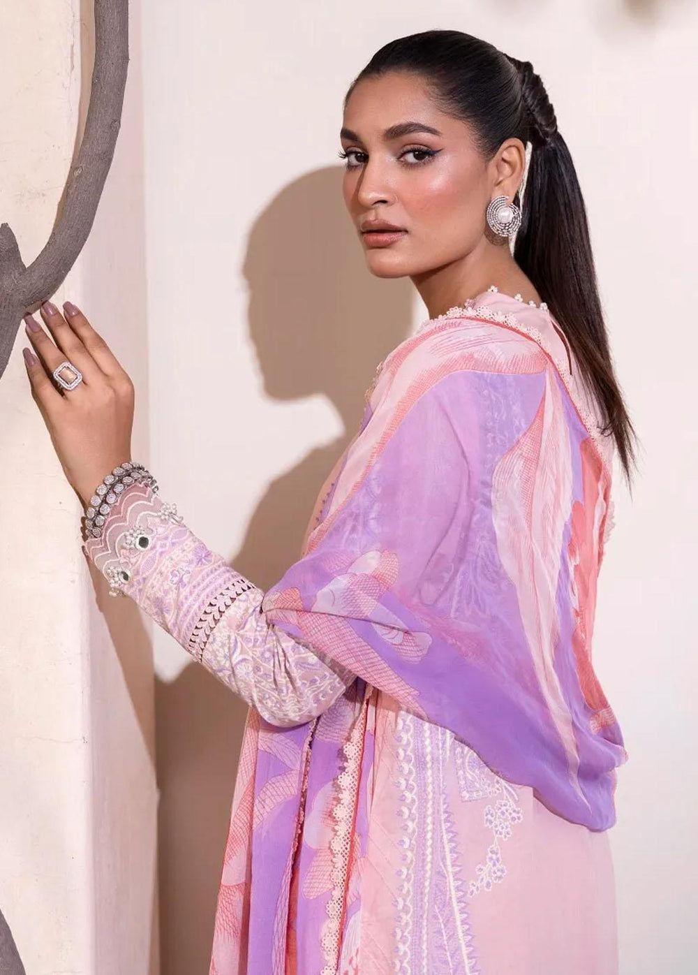 Muzlin By Sana Safinaz Embroidered Lawn Suits Unstitched 3 Piece SS23MZ 19A - Summer Collection