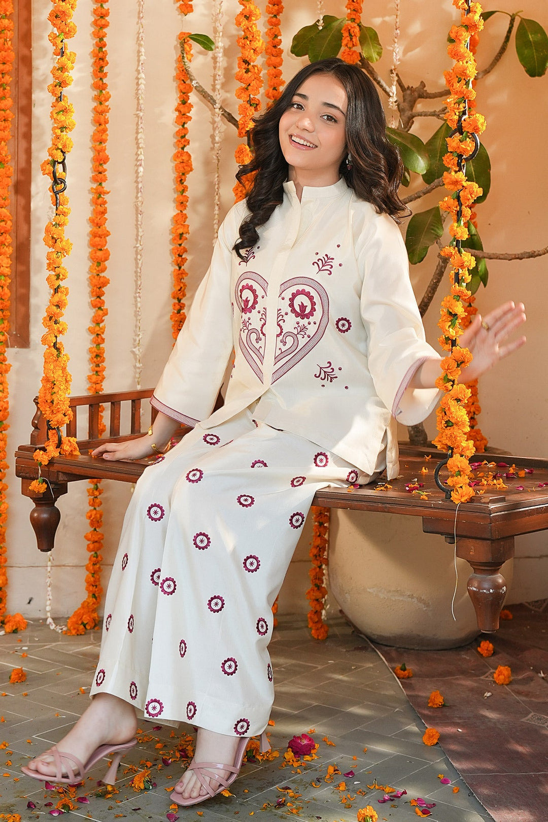 Noore Eid by Panache Girls RTW Embroidered Lawn 2 Piece Suit Zelina - Eid Collection