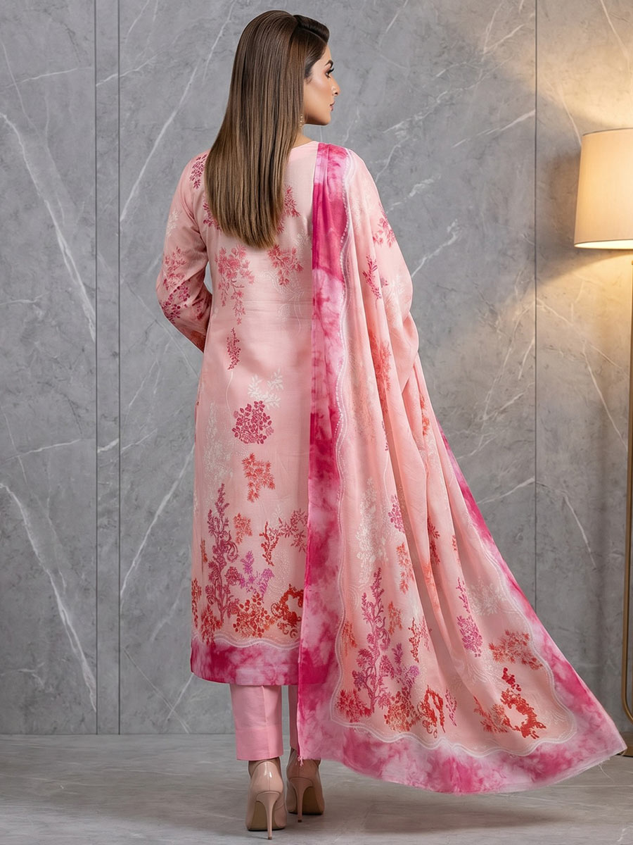 Salitex Unstitched Printed Lawn 3 Piece Suit SSW6U3P418 Summer Collection
